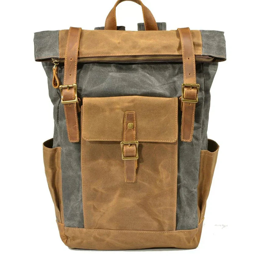 ÉMIR – DER VINTAGE-RUCKSACK MIT SCHNALLEN FÜR ZEITLOSEN CHARME & FUNKTION
