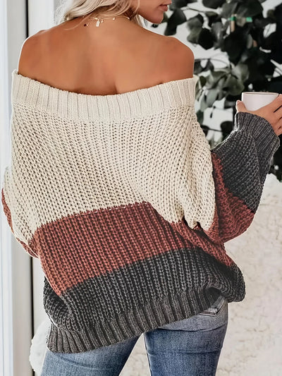 Karyll | Müheloser Stil Chic Komfort Schulterfreier Strickpullover