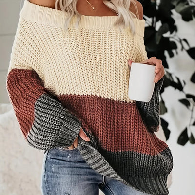 Karyll | Müheloser Stil Chic Komfort Schulterfreier Strickpullover