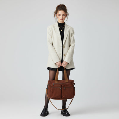 OLIVA Tote | Vielseitige und Stilvolle Tasche aus Hochwertigem Cord