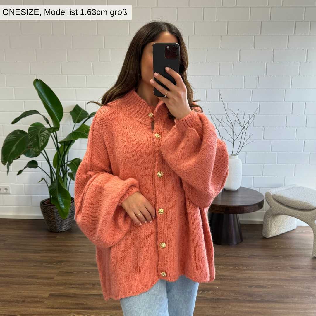 Bella | Übergroße Strickjacke