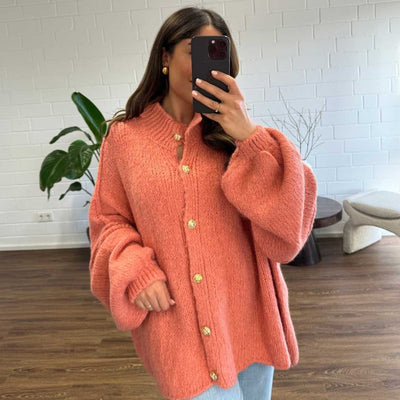 Bella | Übergroße Strickjacke