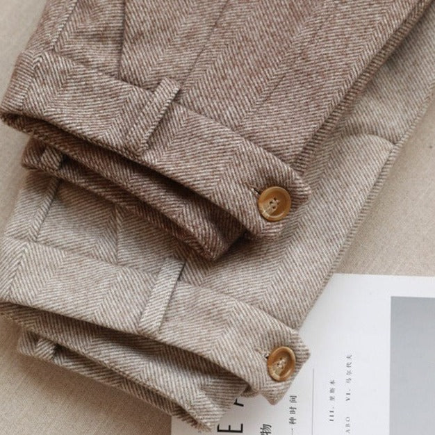 Elegante Bleistifthose aus Wolle