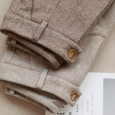 Elegante Bleistifthose aus Wolle