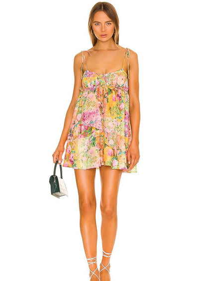 Mia | Blumenkleid in Frühlingsfarben