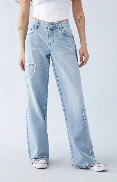 Yasmin | Bow Baggy Jeans