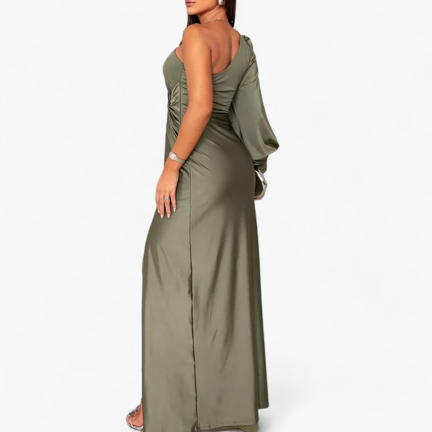 Kimora - Langes Kleid aus Satin - Elegant und bequem