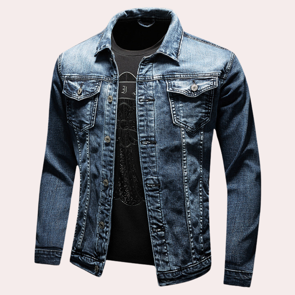 Robin | Stylische, bequeme, vielseitige Jeansjacke für Männer