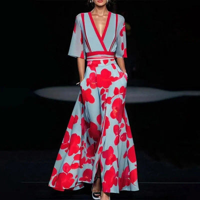 Alma | Elegantes Ärmel Design Damenkleid