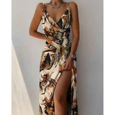 Madelyn - Maxikleid im tropischen Stil