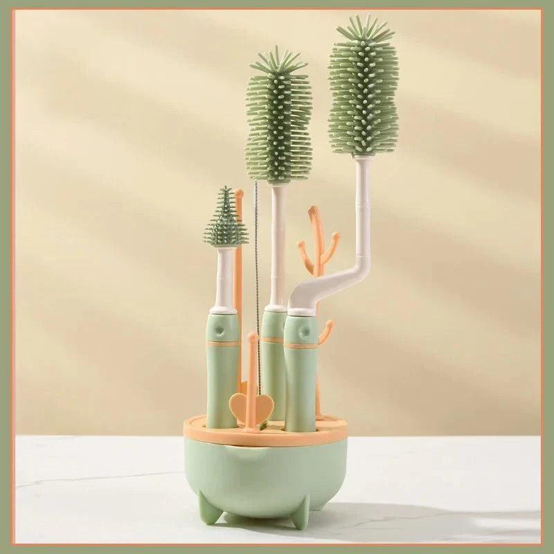 BürstenNest™ Schonende Flaschenreinigung