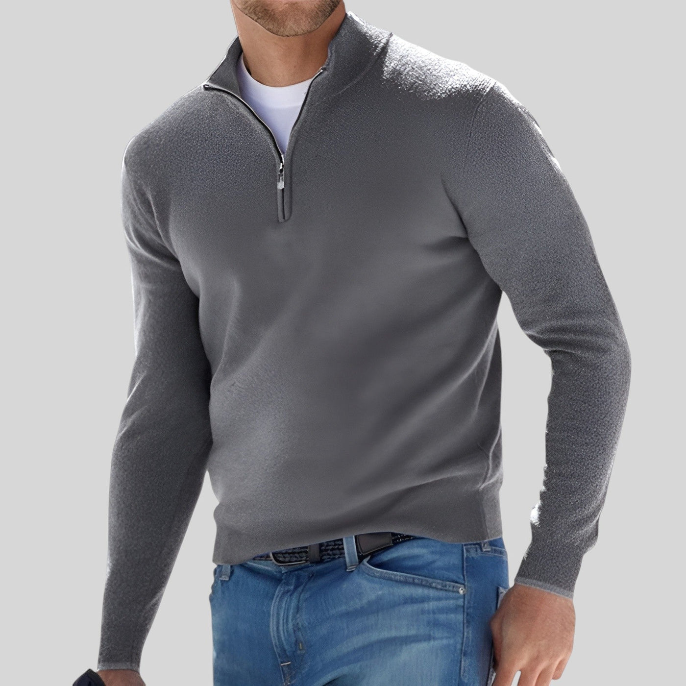 Ollie | Premium Herren Halbzip Pullover für Komfort und Stil