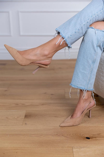 Marlena™ | Nude Slingback-Pumps mit elegantem Absatz