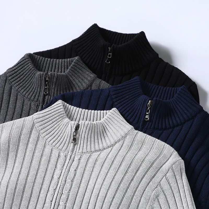 LORENZO™ - STRICKJACKE MIT REISSVERSCHLUSS