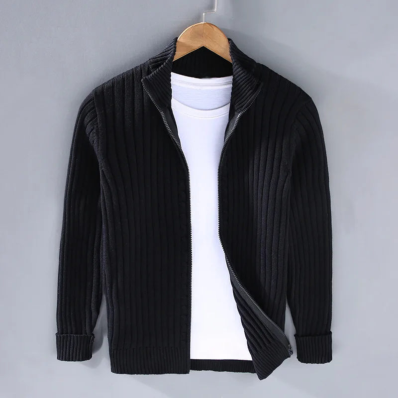 LORENZO™ - STRICKJACKE MIT REISSVERSCHLUSS