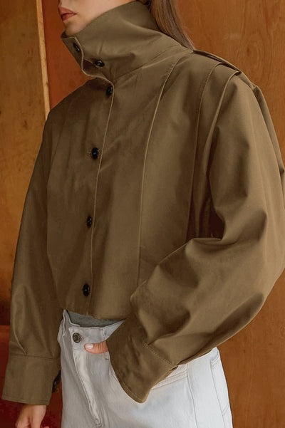 Katherine | Kurz Geschnittener Baumwollmantel