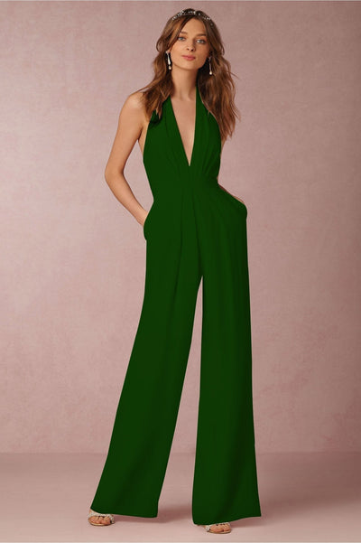 Sigrid Damen-Jumpsuit mit Weitem Bein