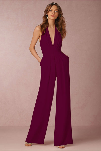 Sigrid Damen-Jumpsuit mit Weitem Bein