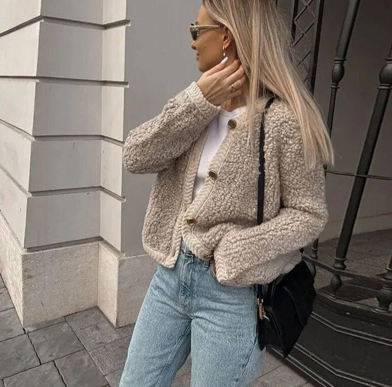 Christa | Gemütlicher Teddy-Cardigan