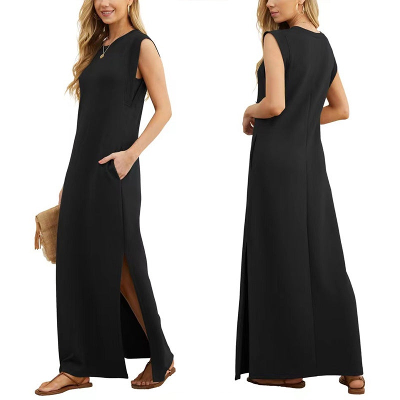 Fließendes, knitterfreies Kleid für Damen - Amalya
