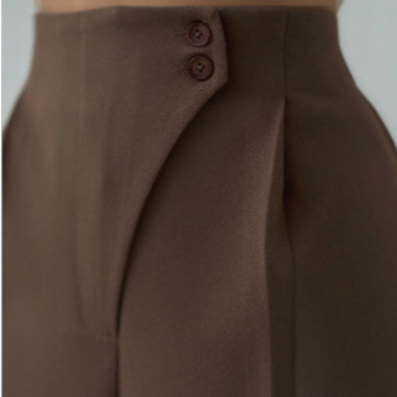 Mariani – Modische Hose Mit Weitem Bein