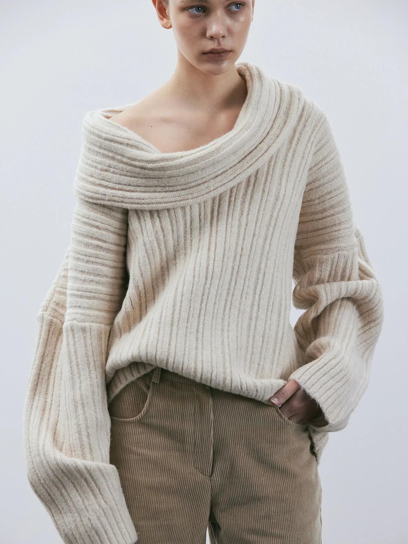 Lamia | Übergroßer Damen Strickpullover