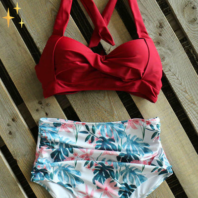 Madelaine® | Bikini-Set mit hoher Taille, Unterteil und Oberteil für alle Formen und Größen