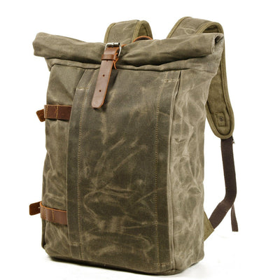 Nottingham | Robuster Canvas-Motorrad-Rucksack mit stylischem Design