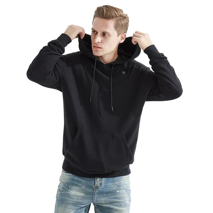 Unisex-Heizungs-Kapuzenpullover - Intelligenter Komfort und Wärme