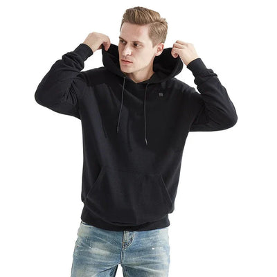 Unisex-Heizungs-Kapuzenpullover - Intelligenter Komfort und Wärme