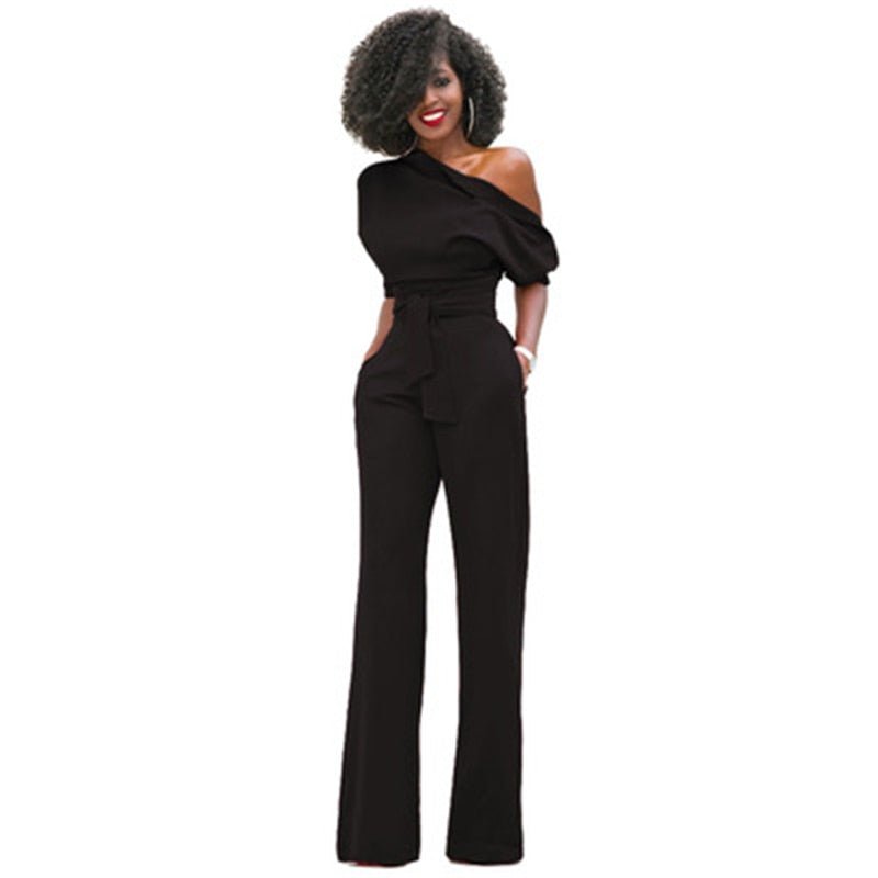 Asymmetrischer Eleganter Jumpsuit Für Damen | Formell