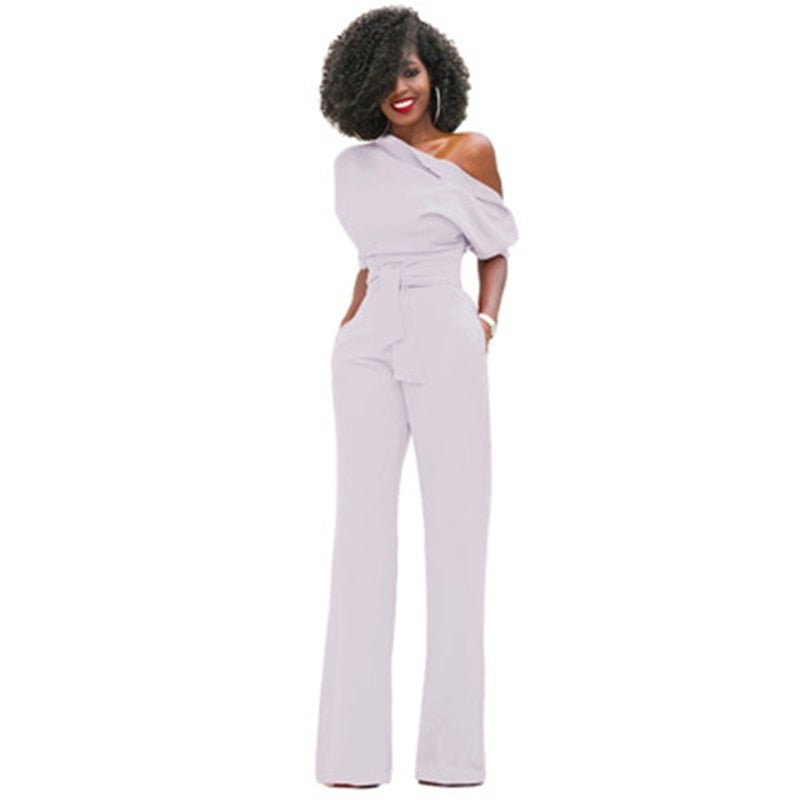 Asymmetrischer Eleganter Jumpsuit Für Damen | Formell