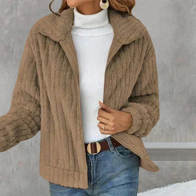 Laura | Plüsch-Strickjacke für Damen