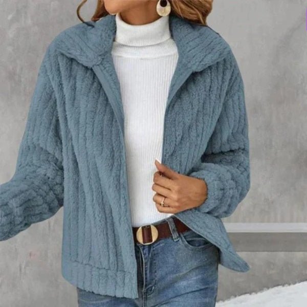 Laura | Plüsch-Strickjacke für Damen